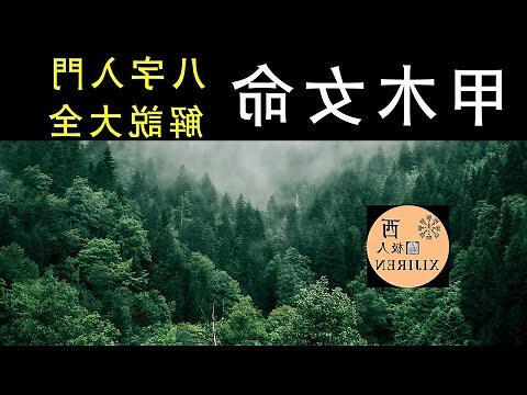 甲木男 甲木女